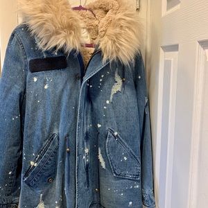 Denim Parka